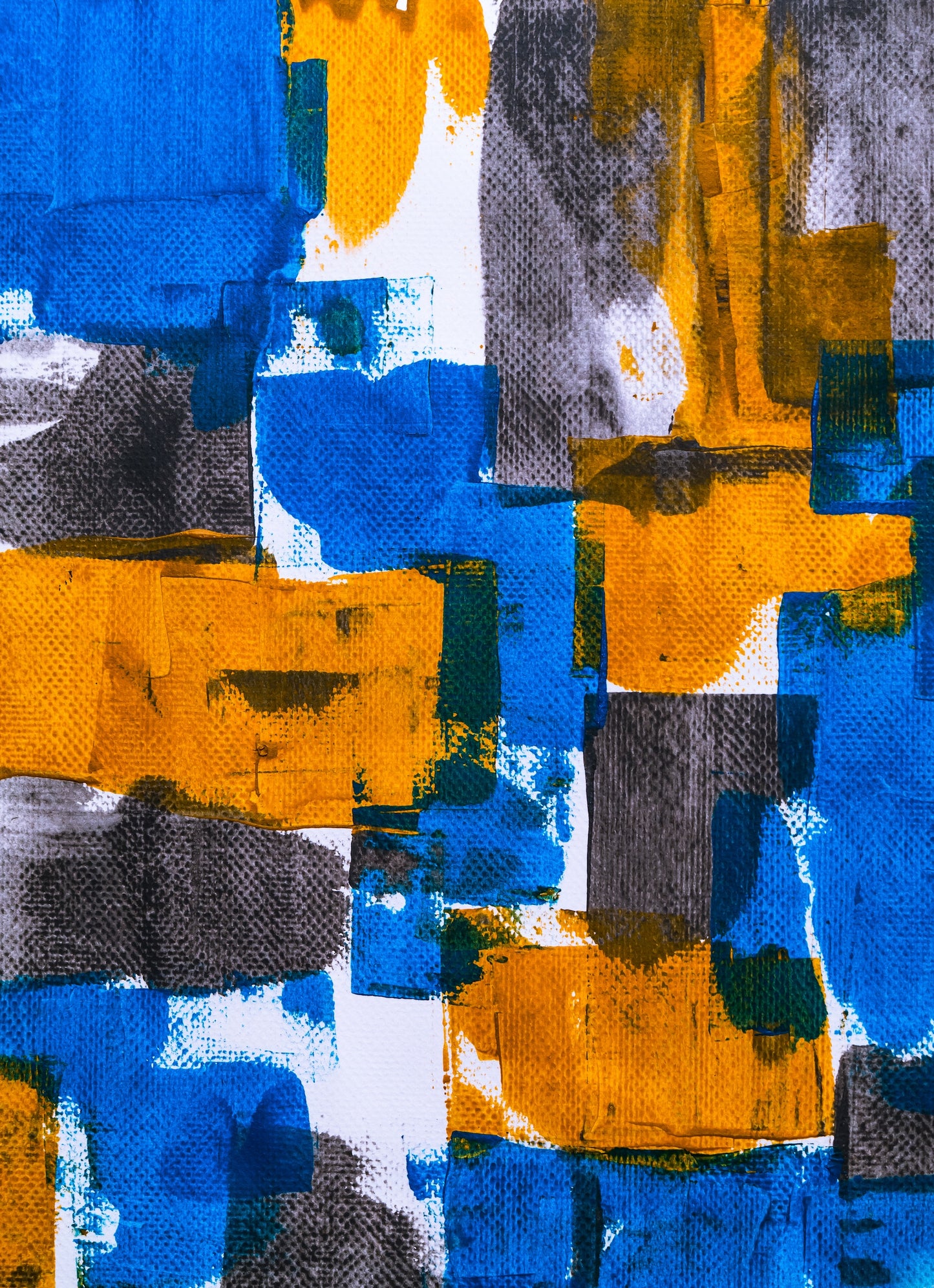 Multi color handmade brush paint